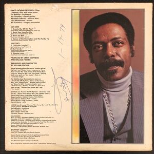 David Fathead Newman Vinyl Lp Concrete Jungle ‘78